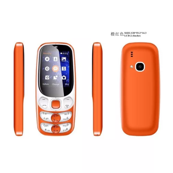 โทรศัพท์มือถือ รุ่น NOKIA 2300 สีส้ม