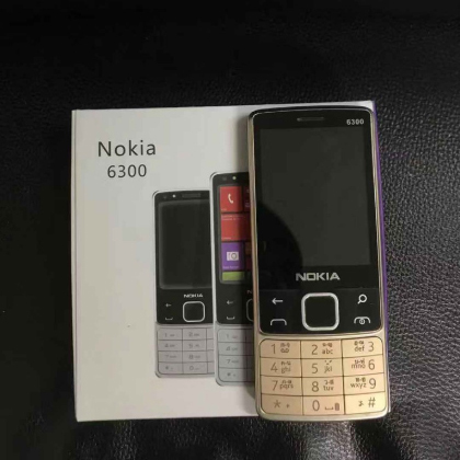 มือถือปุ่มกด Nokia 6300 สีทอง