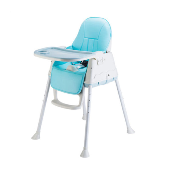 เก้าอี้ทานข้าวเด็ก KID Dining Chair DC02 สีฟ้า