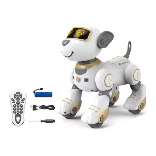 หุ่นยนต์สุนัขบังคับรีโมท RC Robot Dog Yellow 1B